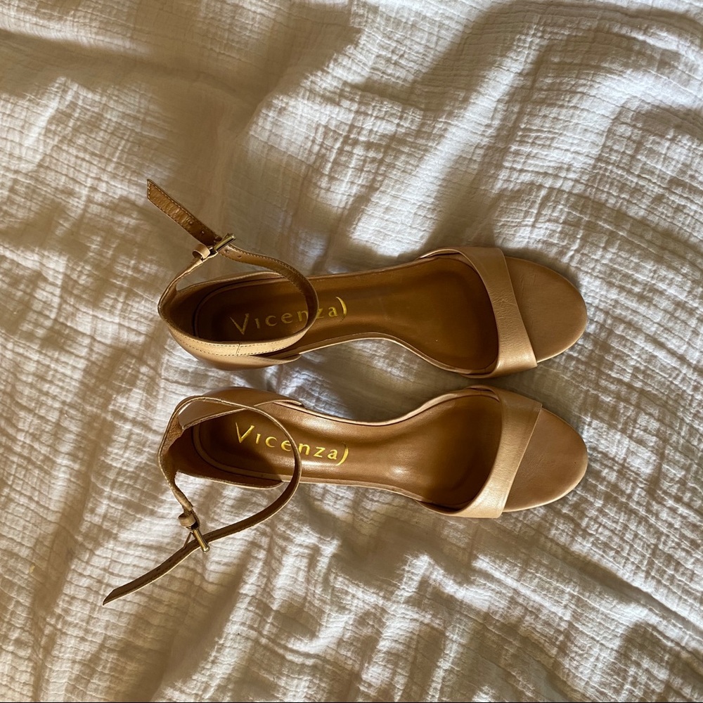 Anthro Ankle Strap Heels